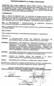 Pronunciamiento MIP 2009