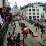 El ataúd había sido aprobada por la ciudad de Londres, con una procesión antes de la ceremonia en la catedral de St. Paul.